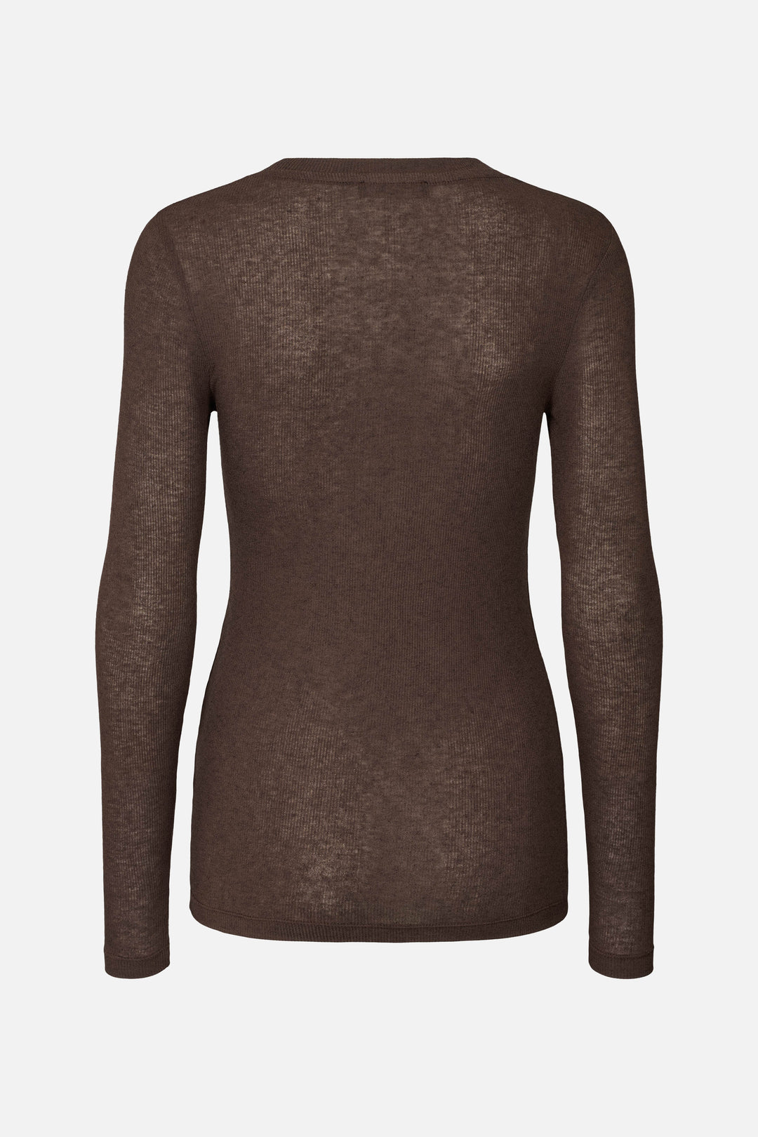 Bruuns Bazaar Women AngelaBB LS T-shirt T-shirts Dark Brown
