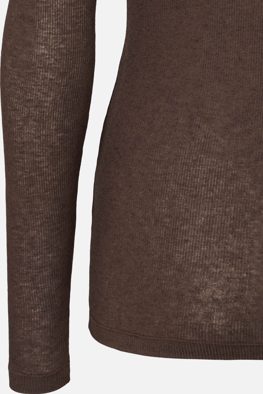 Bruuns Bazaar Women AngelaBB LS T-shirt T-shirts Dark Brown