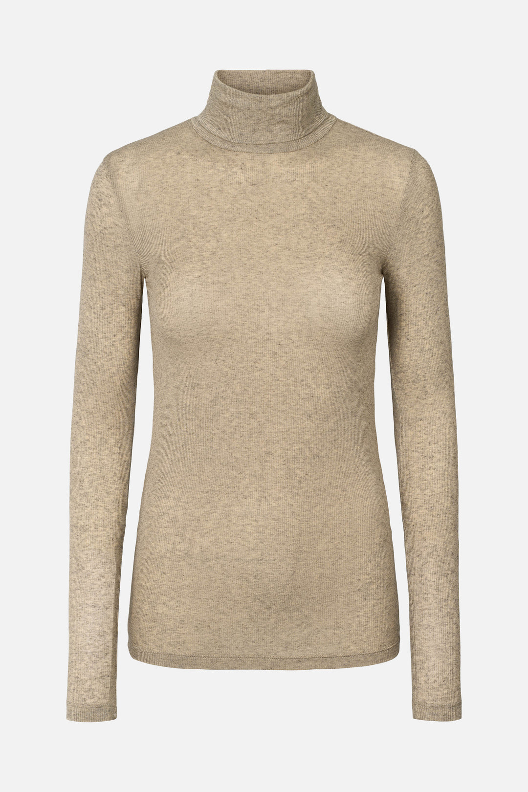 Bruuns Bazaar Women AngelaBB Roll neck T-shirts Roasted Grey