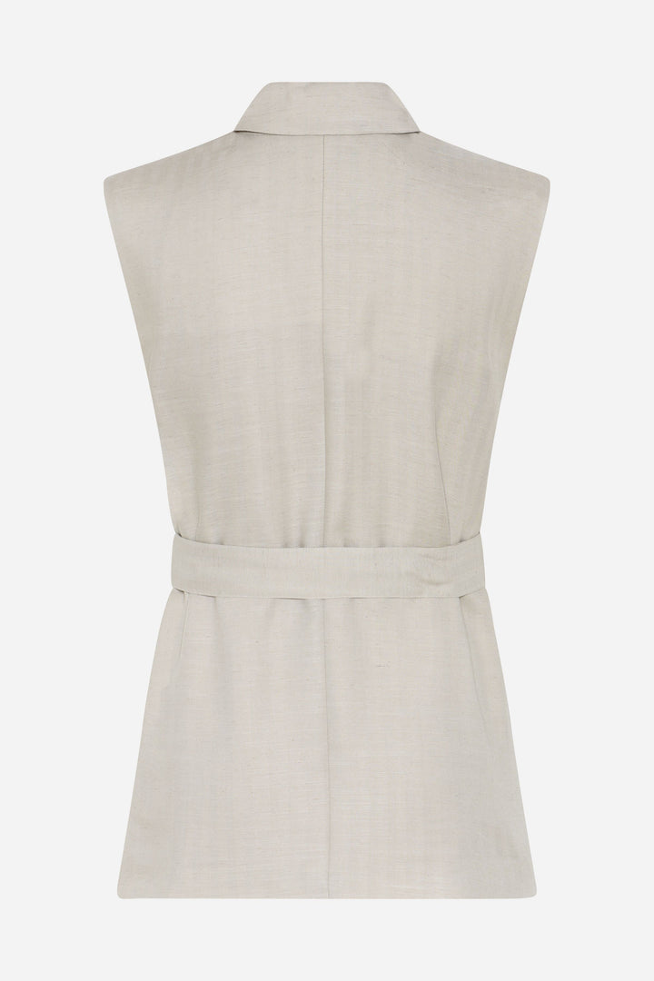Bruuns Bazaar Women AphandraBBEwe vest Blazer .Sand