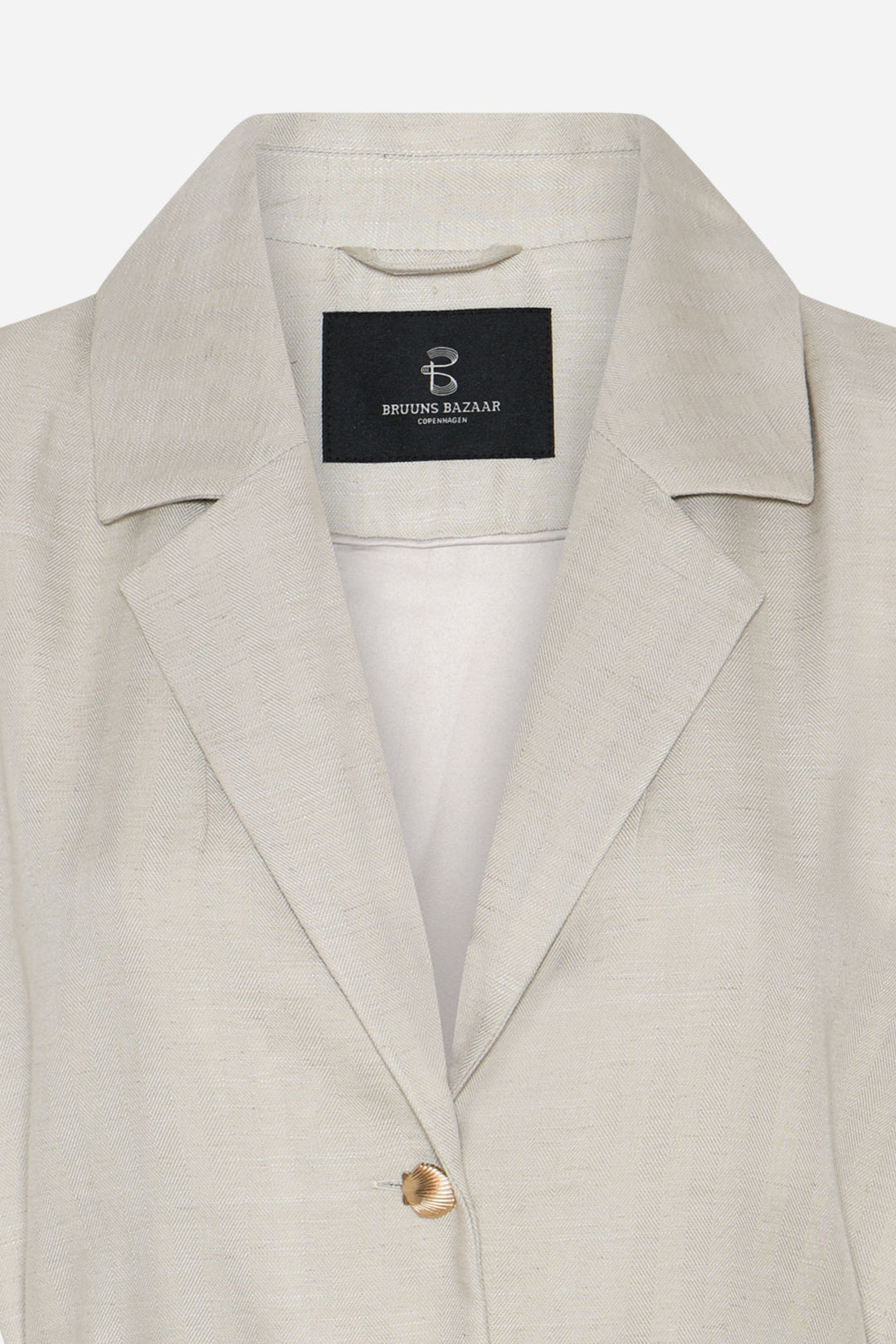 Bruuns Bazaar Women AphandraBBEwe vest Blazer .Sand