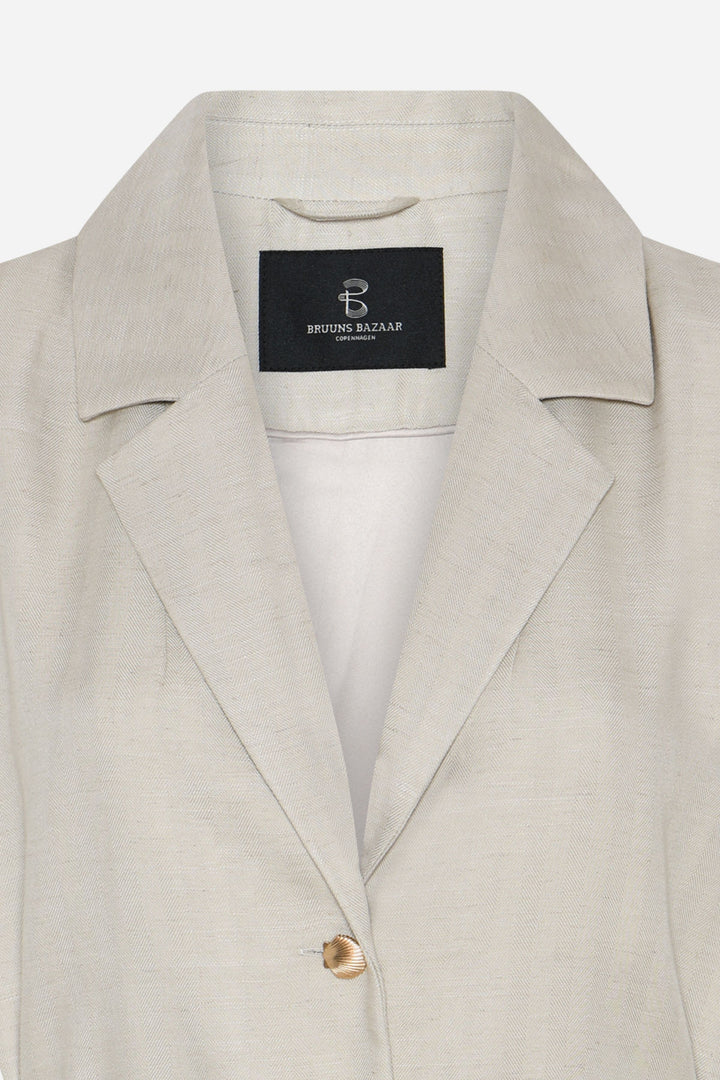 Bruuns Bazaar Women AphandraBBEwe vest Blazer .Sand
