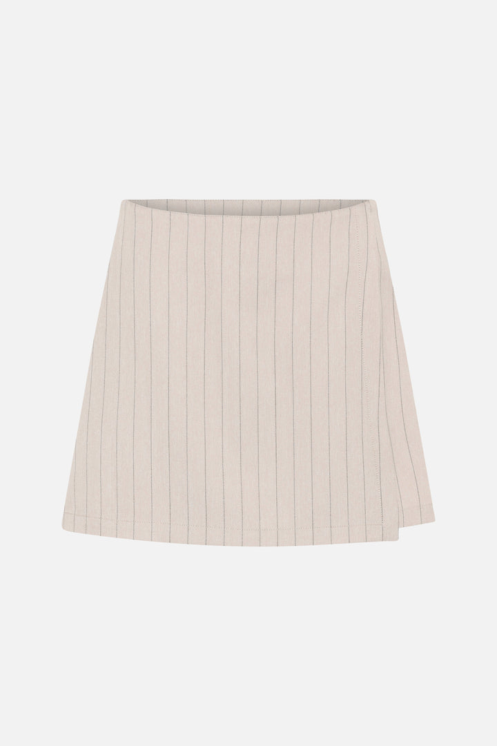 Bruuns Bazaar Women ApricotBBErica skirt shorts Shorts Light Grey stripes