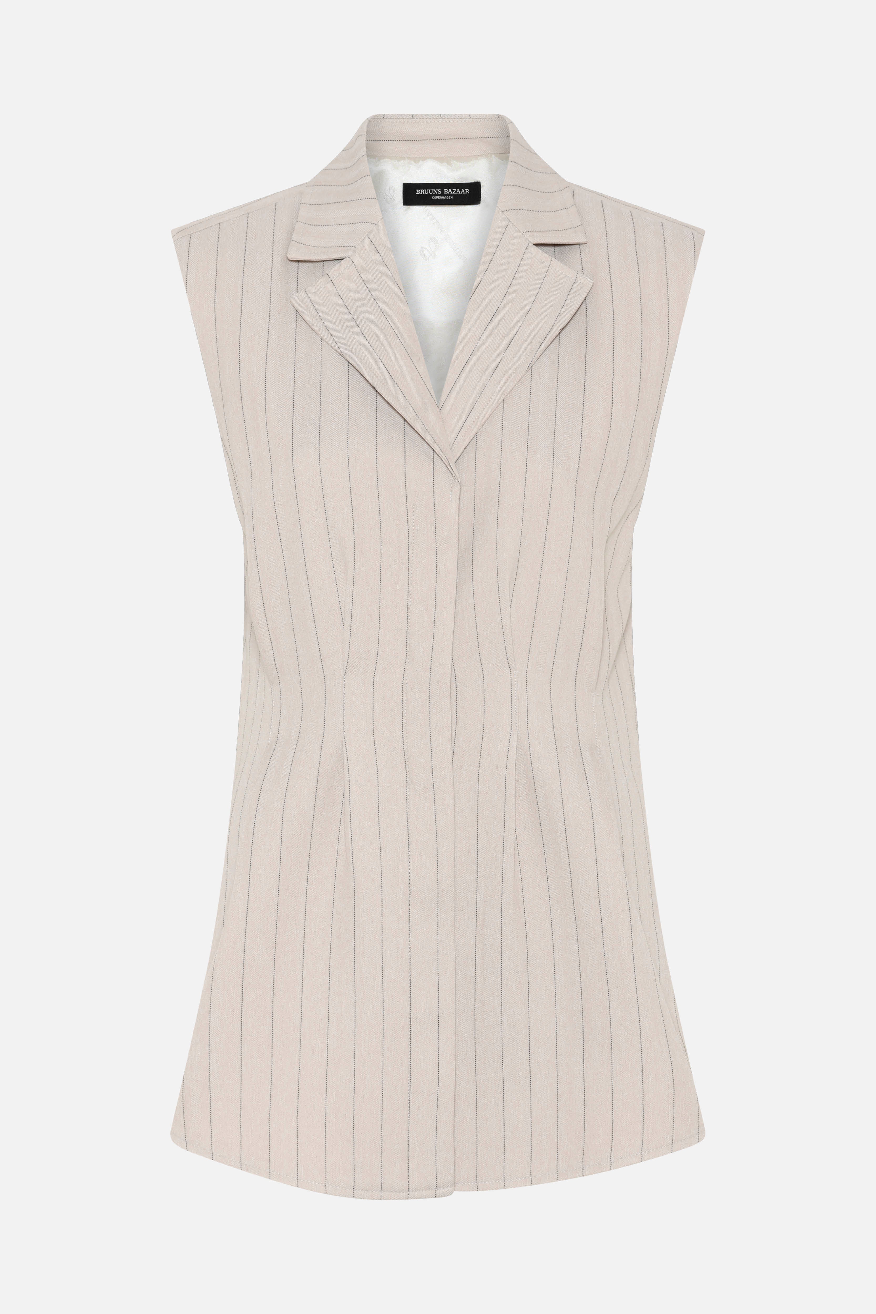 ジャケット 1989 STUDIO Light cream gabardine zip up vest Kountry Club) COMME DES GARCONS HOMME PLUS - SS03 Waxed