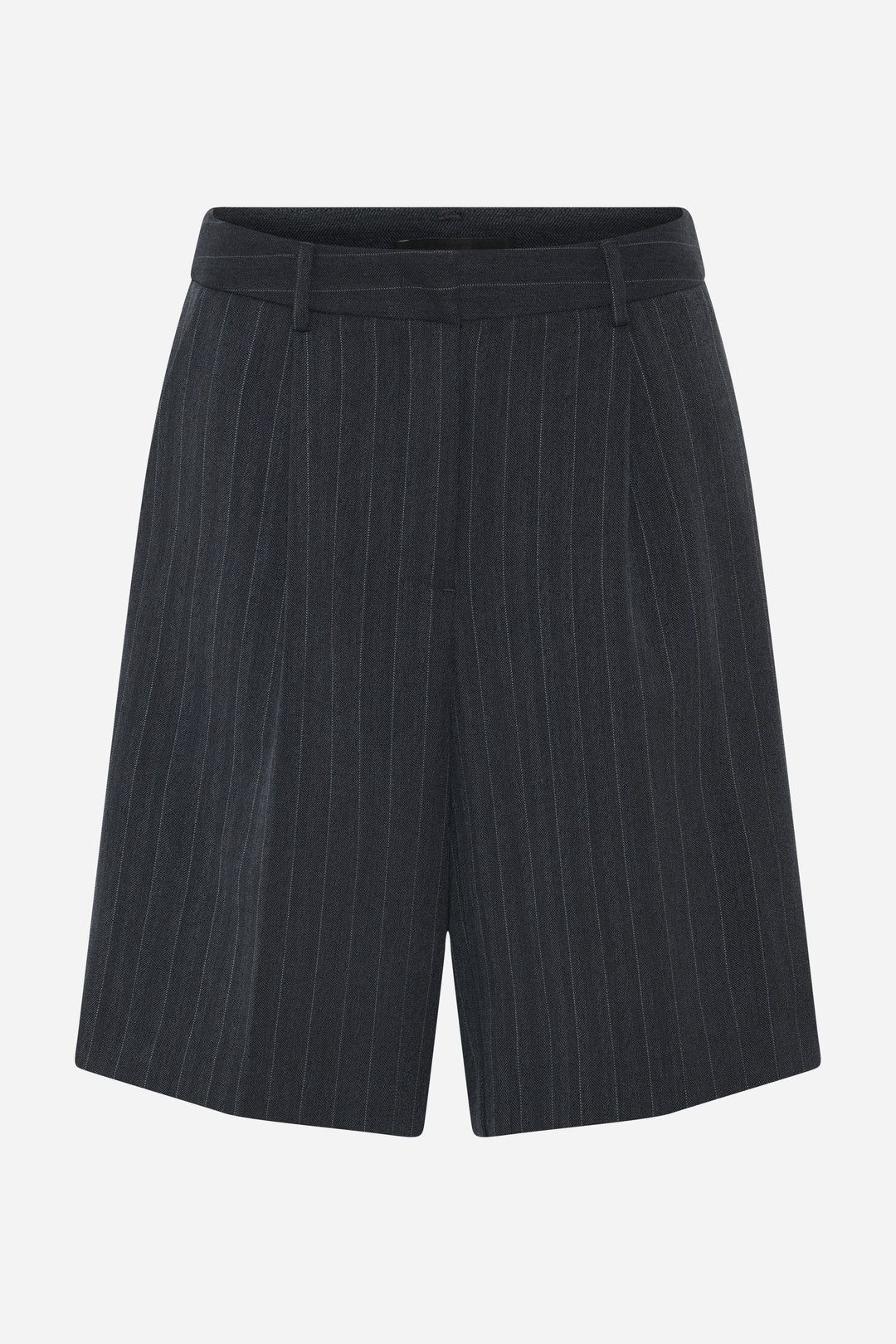 Bruuns Bazaar Women ApricotBBWinni shorts Shorts Herringbone blue pin stripe