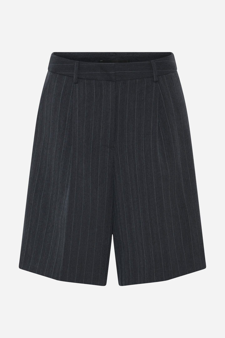 Bruuns Bazaar Women ApricotBBWinni shorts Shorts Herringbone blue pin stripe