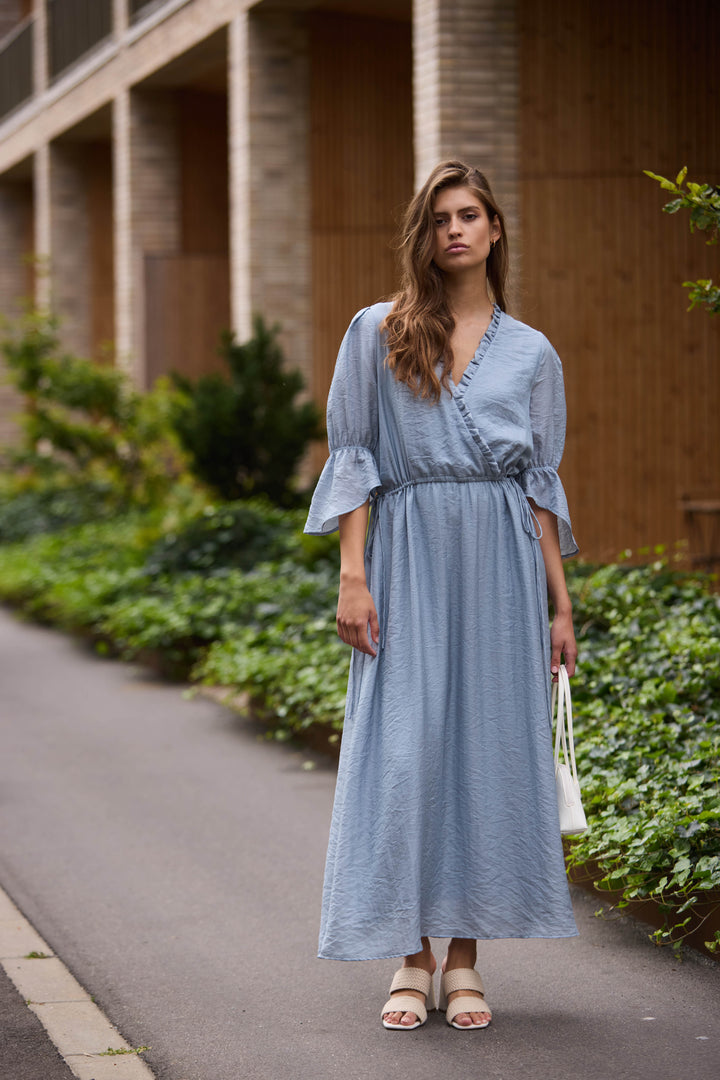 Bruuns Bazaar Women ArecaBBLusiel dress Dress Light Dusty blue