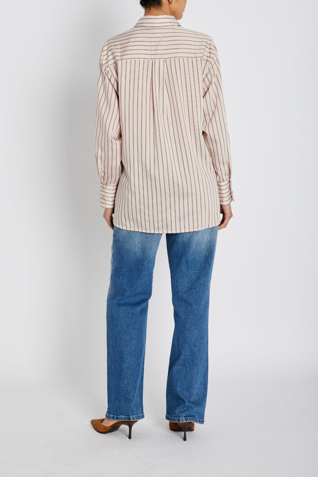 Bruuns Bazaar Women ArengaBBYina shirt Shirts Primrose Pink stripe