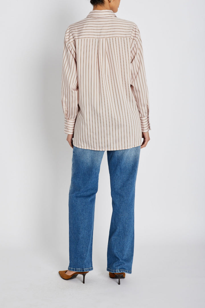 Bruuns Bazaar Women ArengaBBYina shirt Shirts Primrose Pink stripe