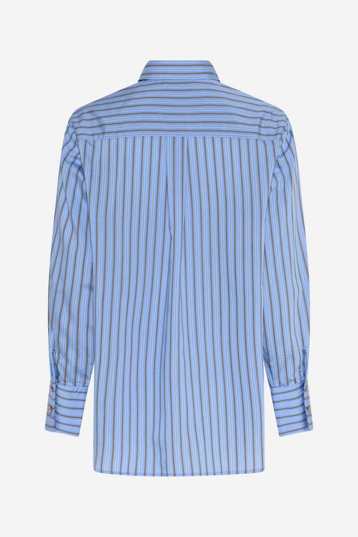 Bruuns Bazaar Women ArengaBBYina shirt Shirts Sky Blue stripe