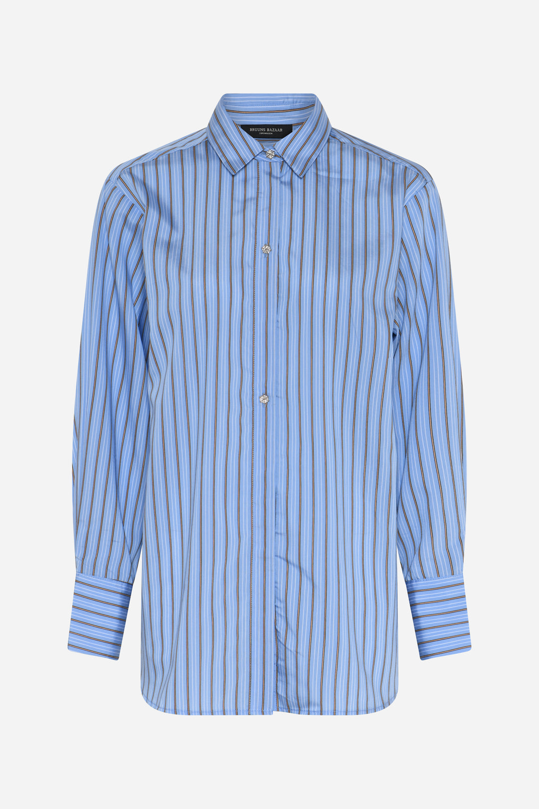 Bruuns Bazaar Women ArengaBBYina shirt Shirts Sky Blue stripe