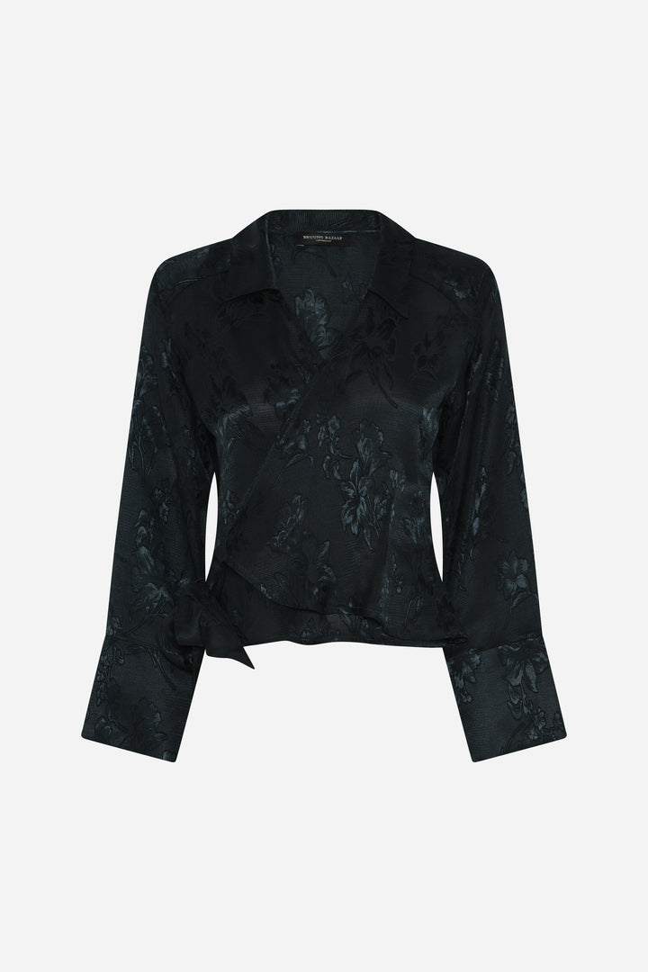 Bruuns Bazaar Women AsteroBBKaisas blouse Blouse Midnight Green