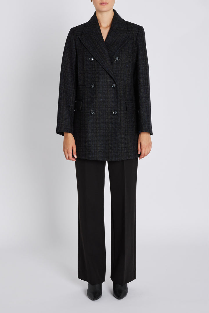 Bruuns Bazaar Women AzaleaBBAbella jacket Outerwear Dark Check