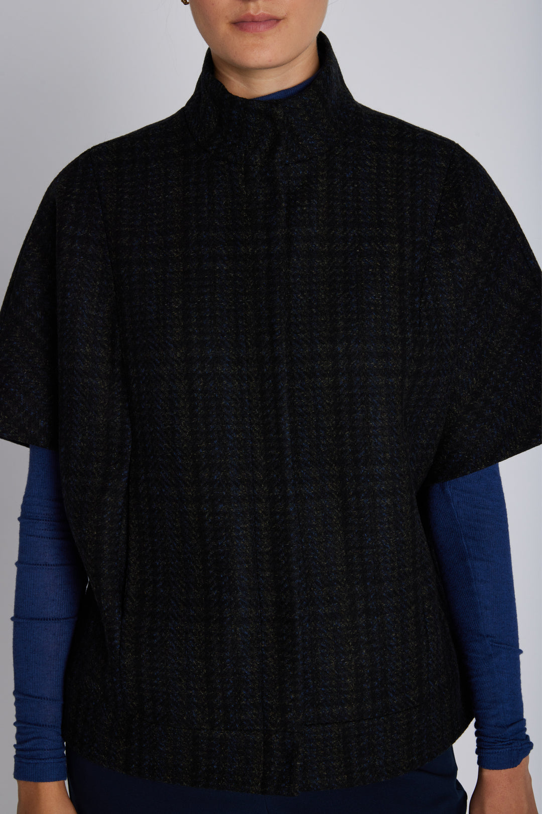 Bruuns Bazaar Women AzaleaBBCarly waistcoat Outerwear Dark Check
