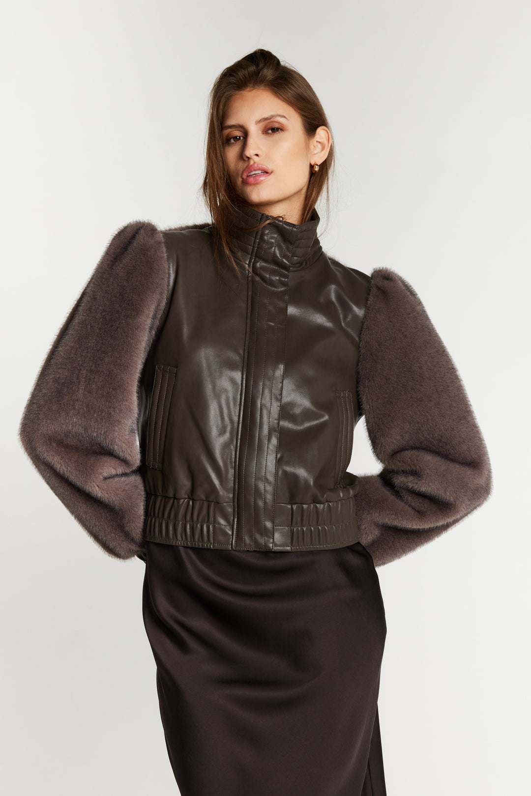 Bruuns Bazaar Women BalakaBBKiri jacket Outerwear Brown