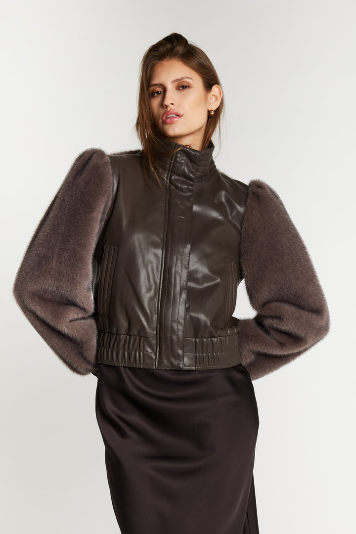 Bruuns Bazaar Women BalakaBBKiri jacket Outerwear Brown
