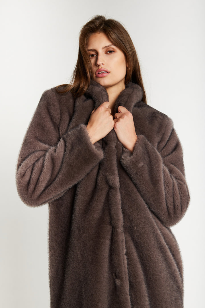 Bruuns Bazaar Women BalakaBBMeri Coat Outerwear Brown