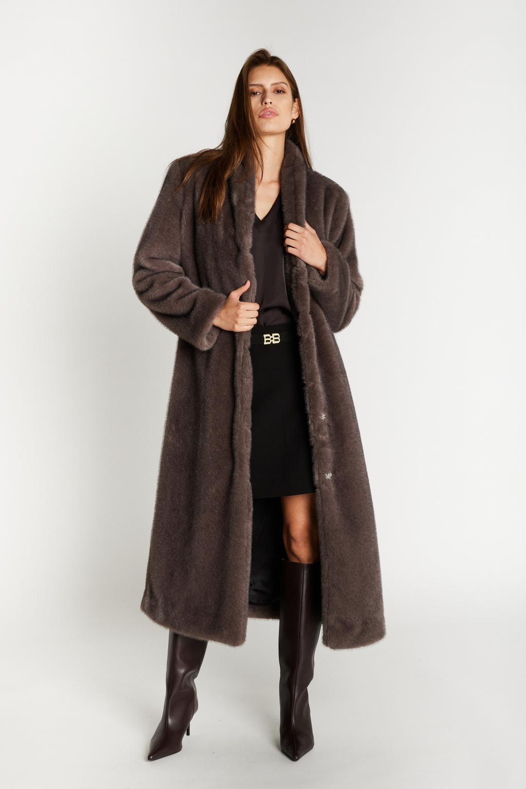 Bruuns Bazaar Women BalakaBBMeri Coat Outerwear Brown