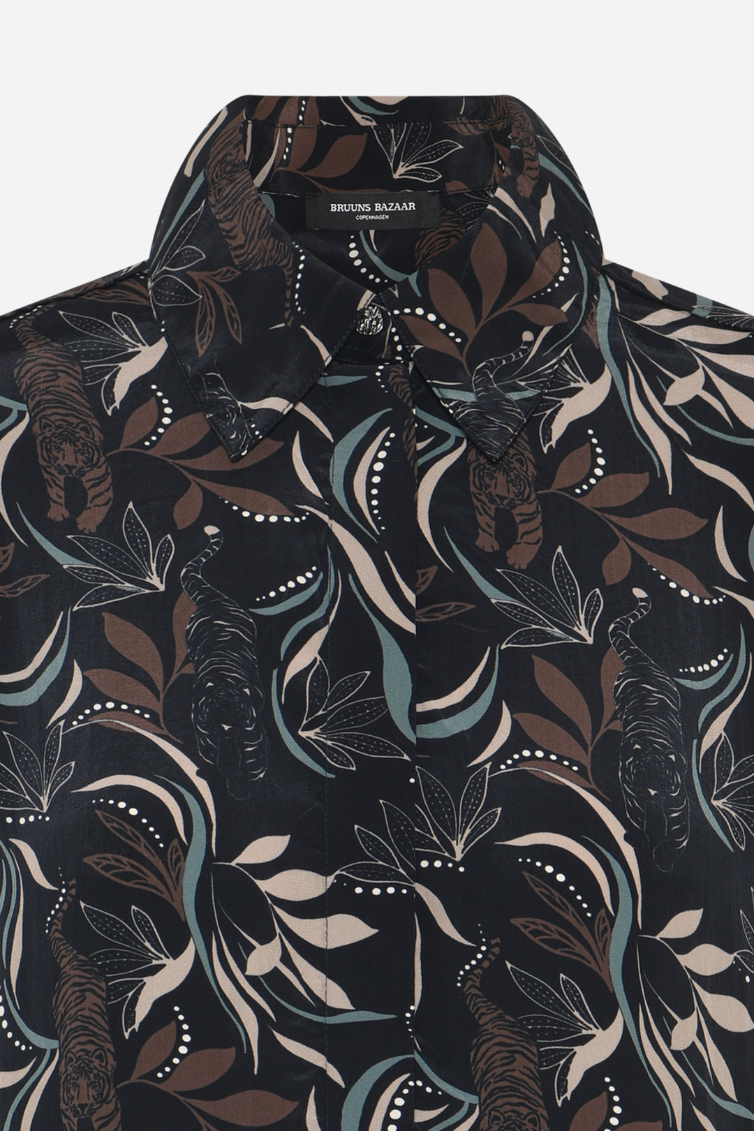 Bruuns Bazaar Women BarcellaBBAgata shirt Shirts Black Tiger