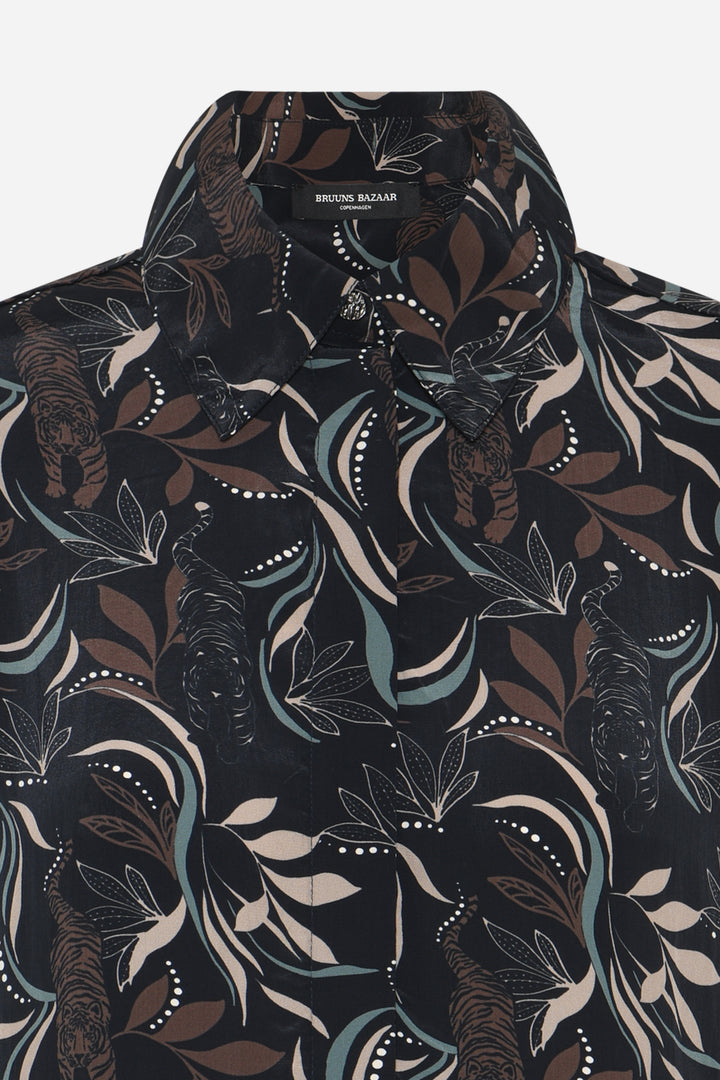Bruuns Bazaar Women BarcellaBBAgata shirt Shirts Black Tiger