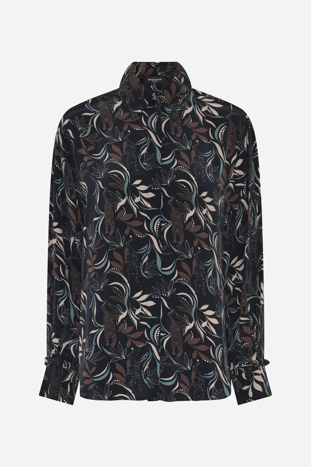 Bruuns Bazaar Women BarcellaBBAgata shirt Shirts Black Tiger