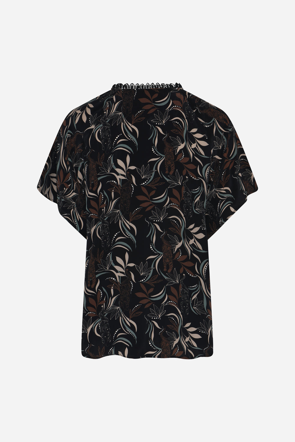 Bruuns Bazaar Women BarcellaBBKarly blouse Blouse Black Tiger