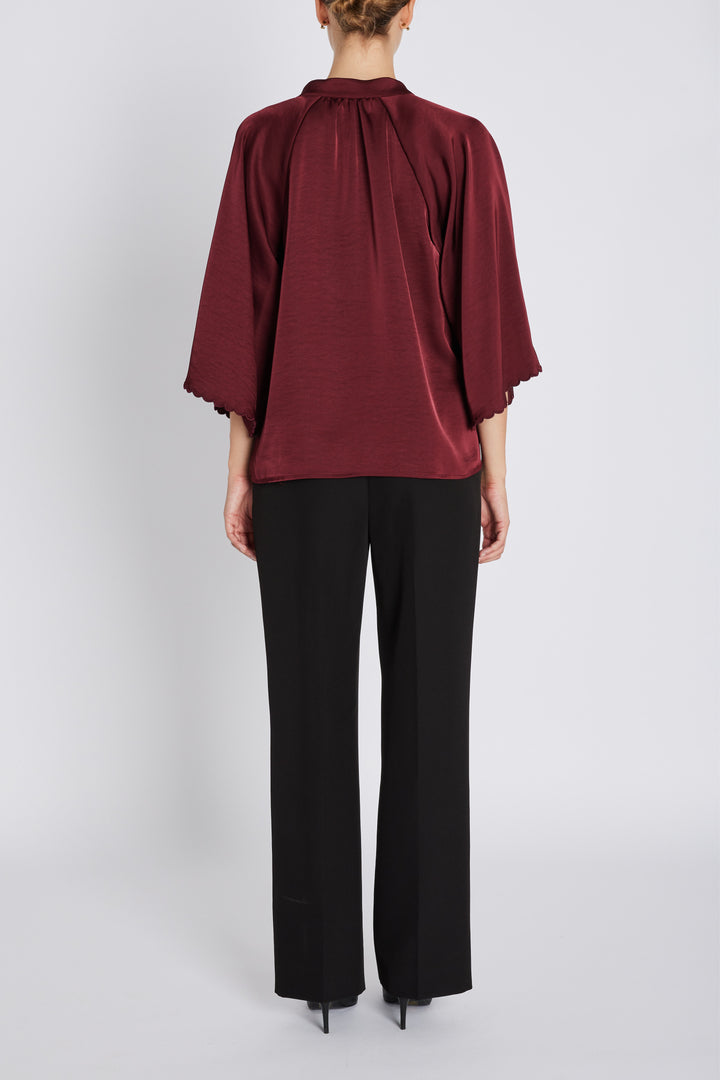 Bruuns Bazaar Women BeckiaBBWinny blouse Blouse Burgundy