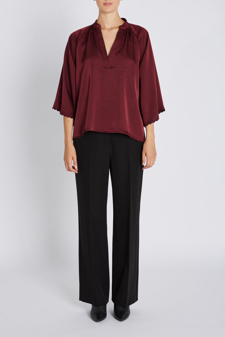 Bruuns Bazaar Women BeckiaBBWinny blouse Blouse Burgundy