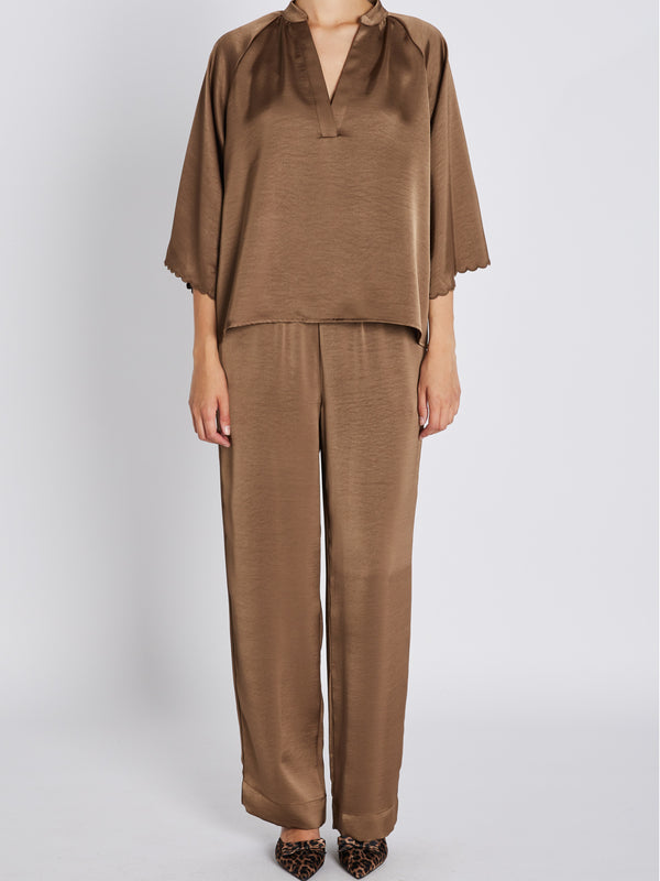 BeckiaBBWinny blouse - Sky Captain – BRUUNSBAZAAR.COM