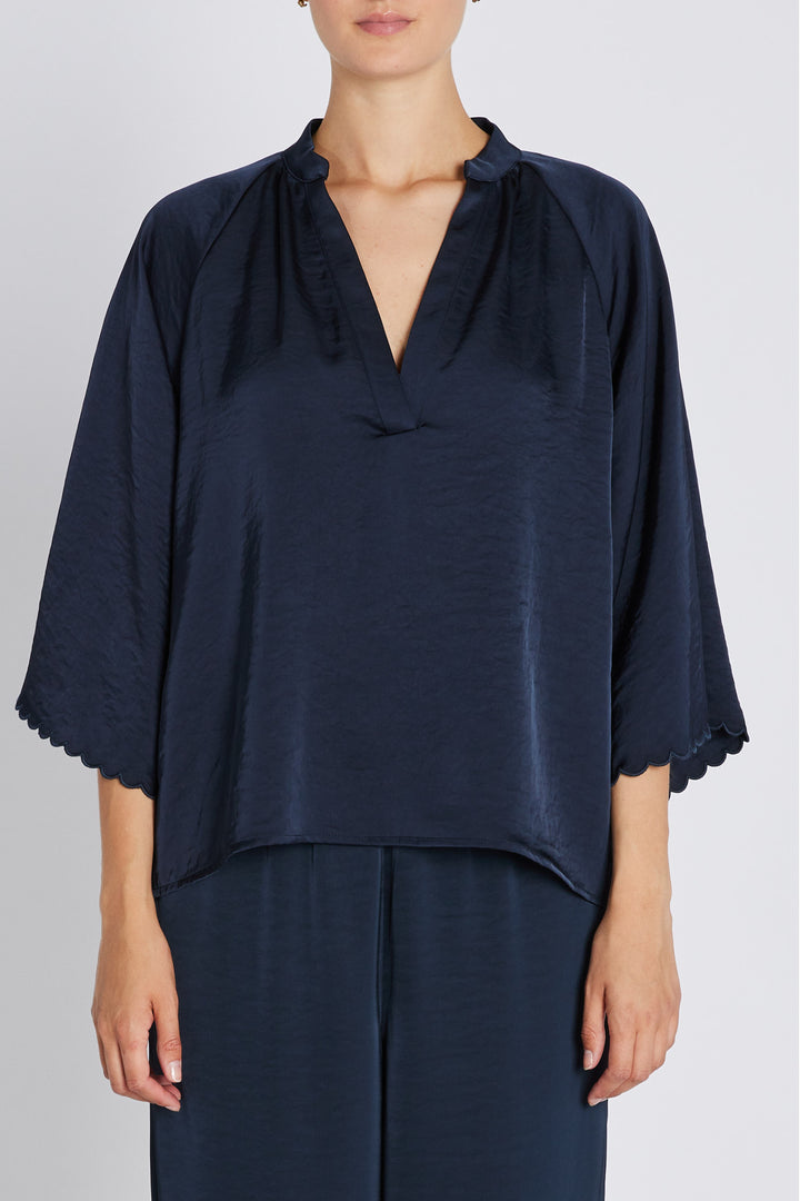 Bruuns Bazaar Women BeckiaBBWinny blouse Blouse Sky Captain