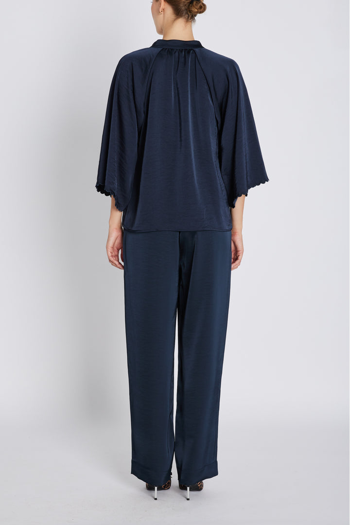 Bruuns Bazaar Women BeckiaBBWinny blouse Blouse Sky Captain