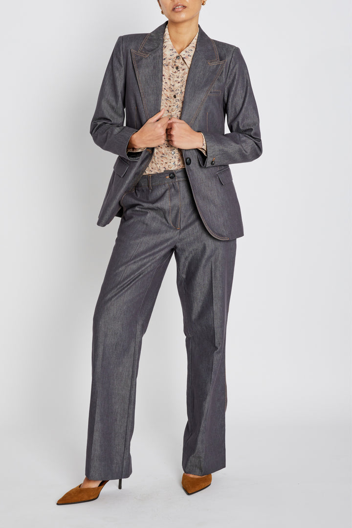 Bruuns Bazaar Women BellisBBEleze pants Pants Blue Denim