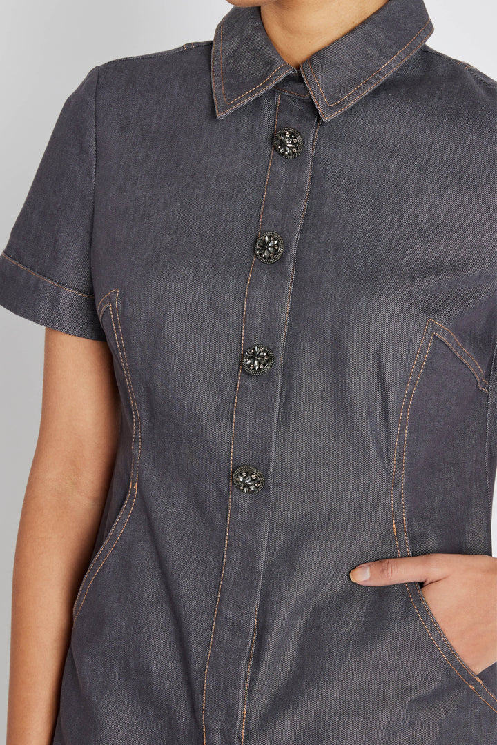 Bruuns Bazaar Women BellisBBZendias dress Dress Blue Denim