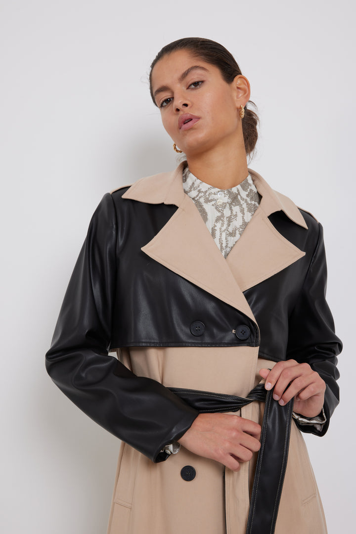 Bruuns Bazaar Women BellsBBCindi coat Outerwear Roasted Grey