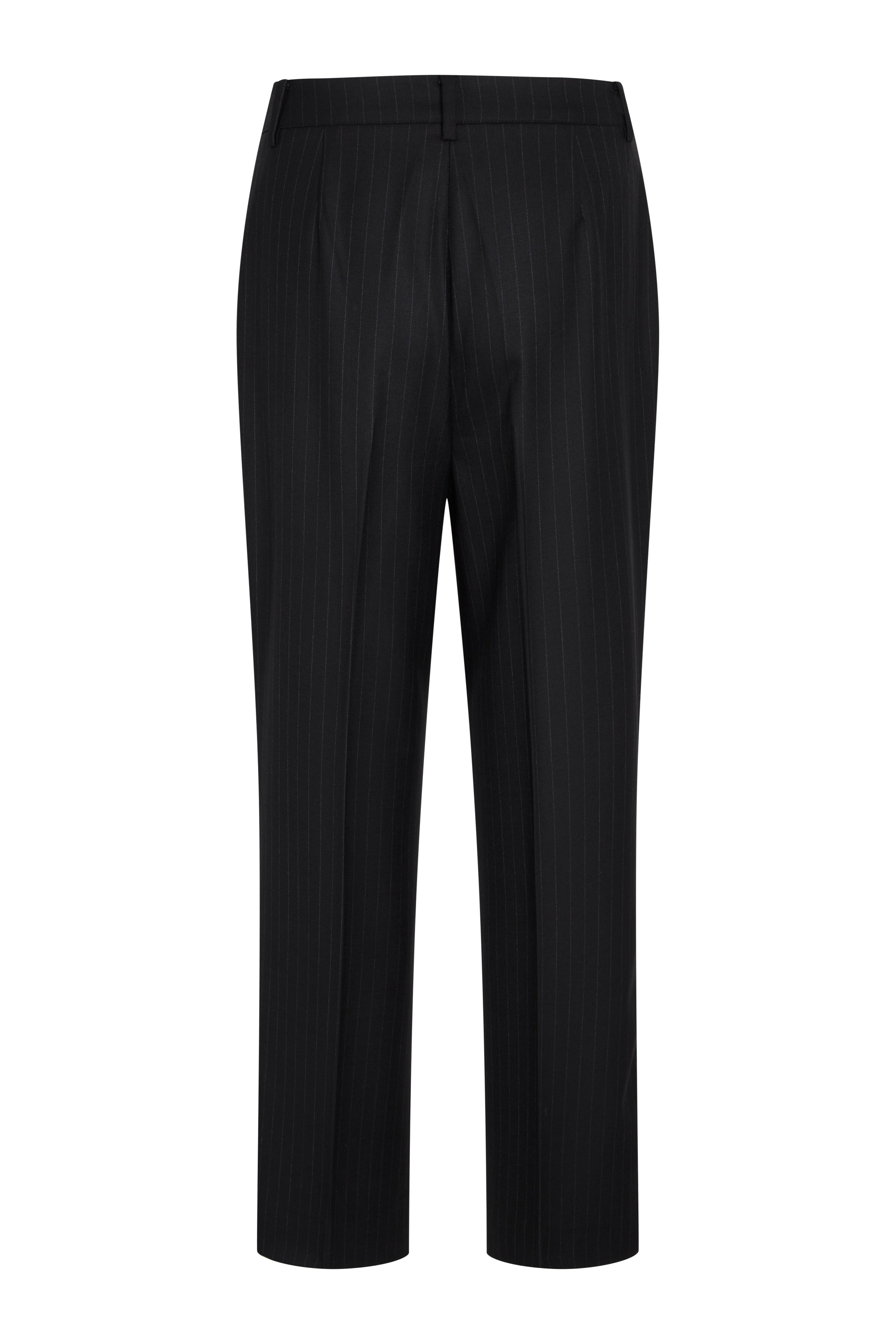 【激安大特価!】 Black - pants BillBBEleza pinstripe BRUUNSBAZAAR.COM – Clothing