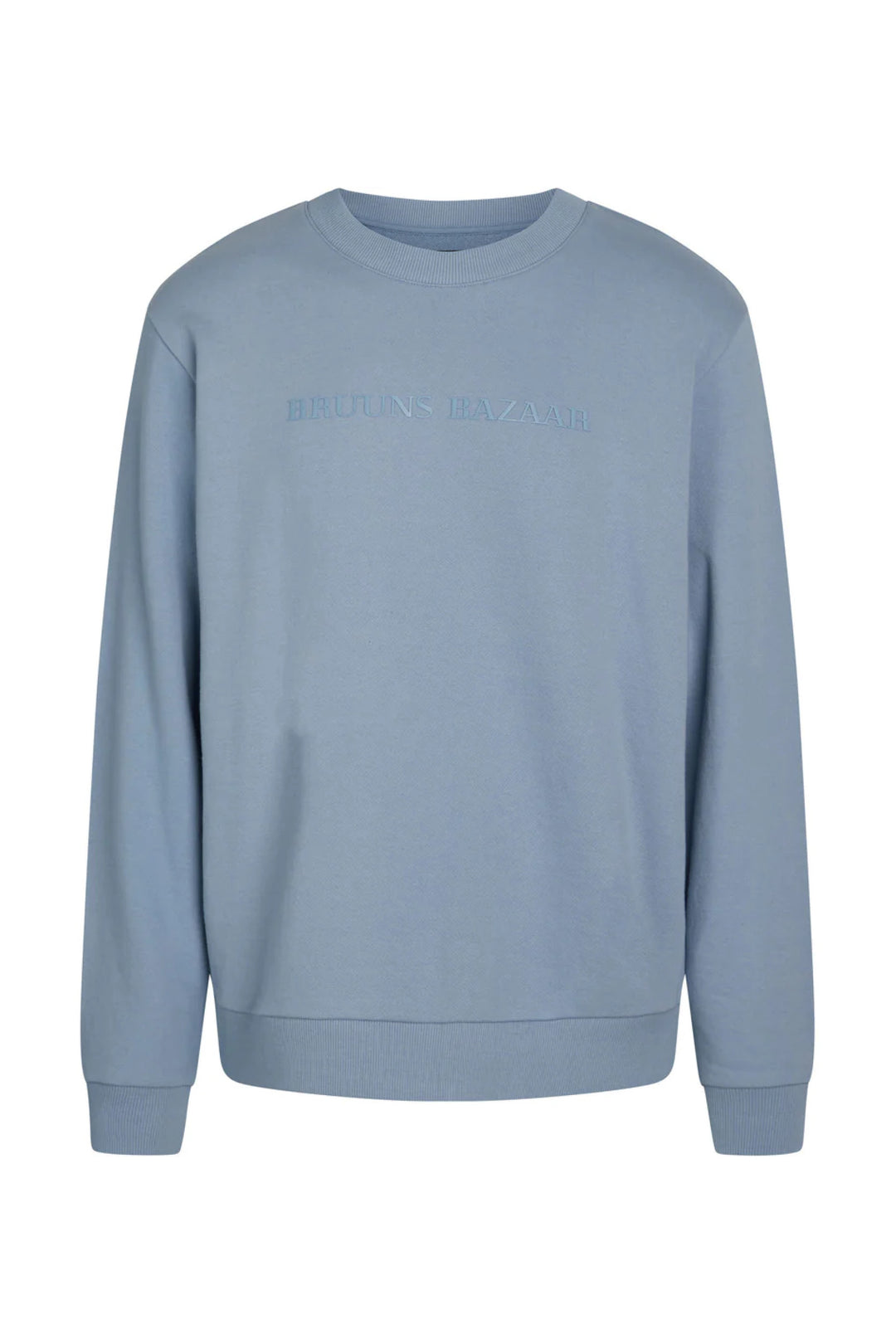 Bruuns Bazaar Men BirkBB Crew Neck Sweatshirt Ash blue