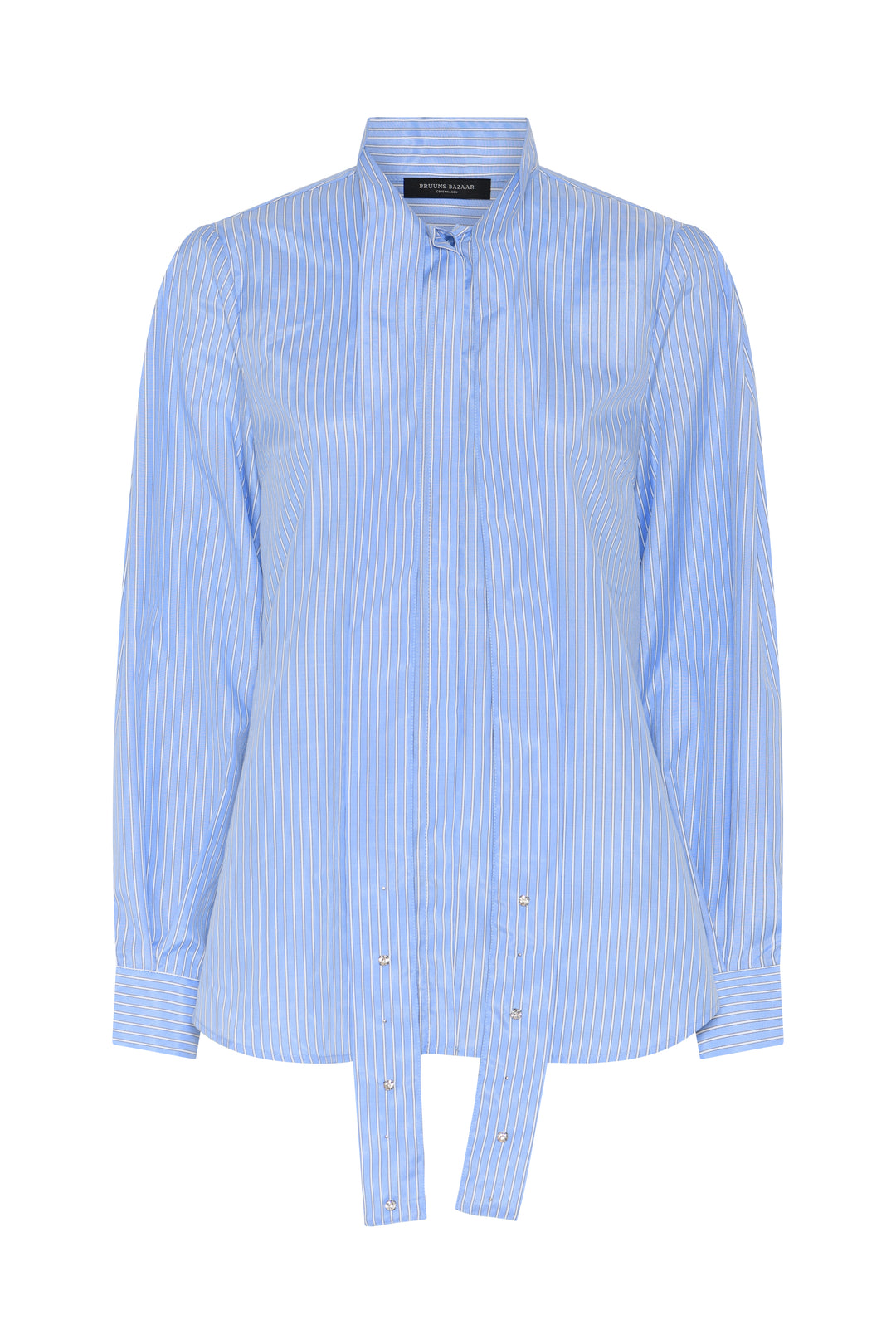 Bruuns Bazaar Women BorassusBBElza shirt Shirts Light blue stripe