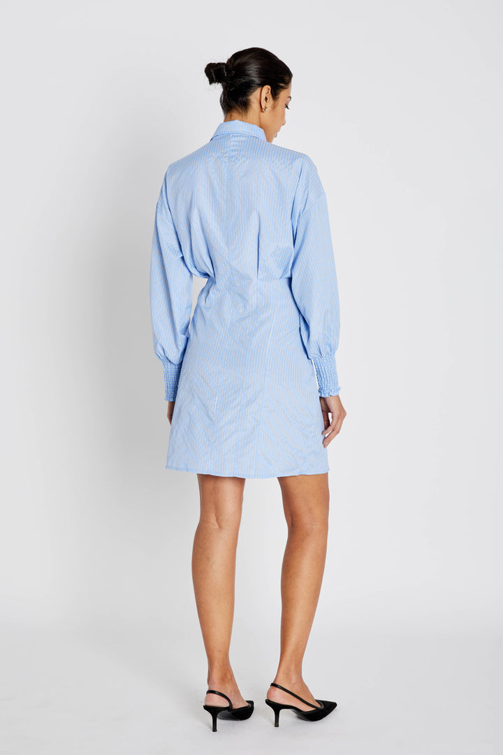 Bruuns Bazaar Women BorassusBBLinne dress Dress Light blue stripe