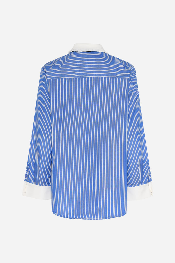 Bruuns Bazaar Women BorassusBBZiana shirt Shirts Dark blue Stripe