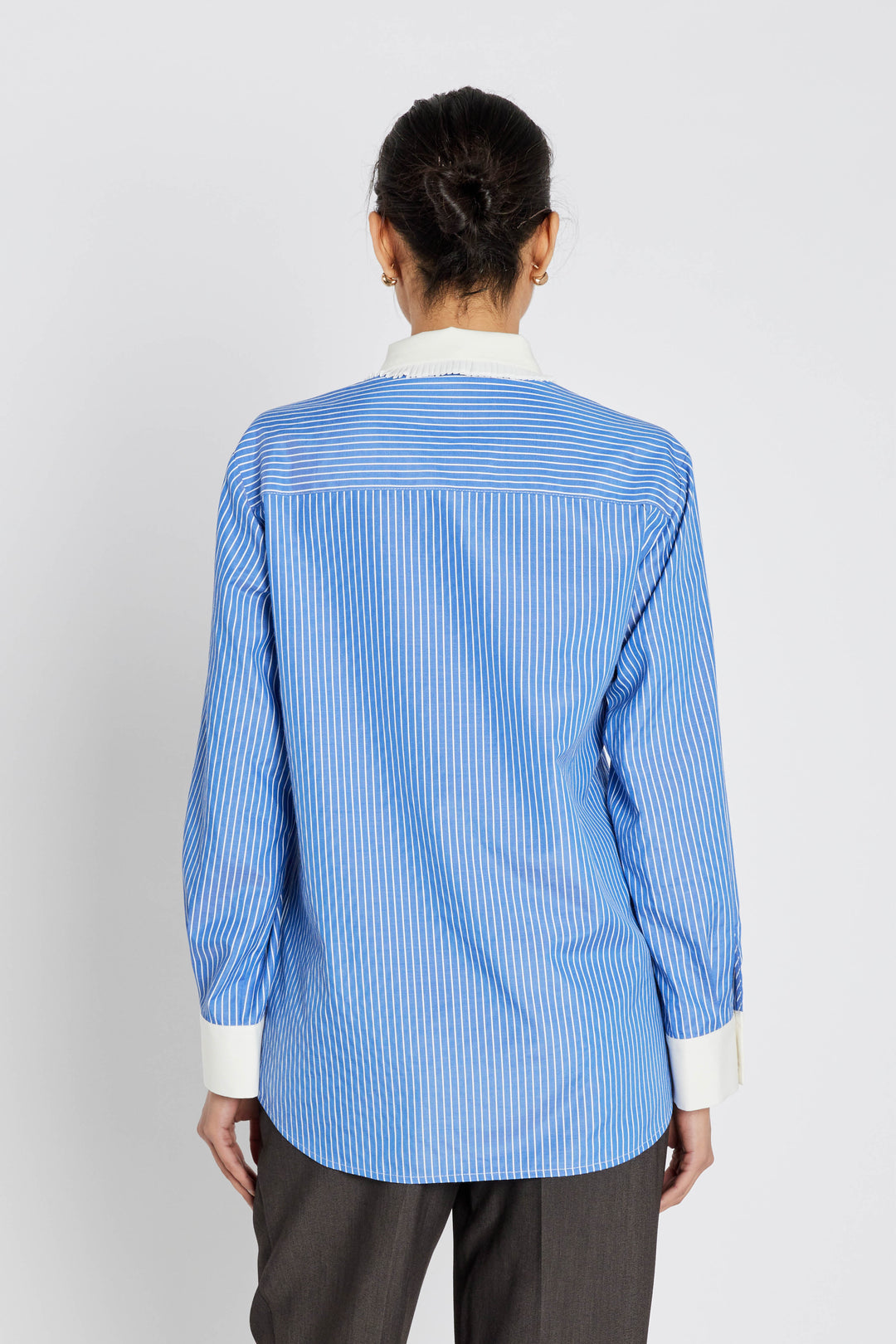 Bruuns Bazaar Women BorassusBBZiana shirt Shirts Dark blue Stripe
