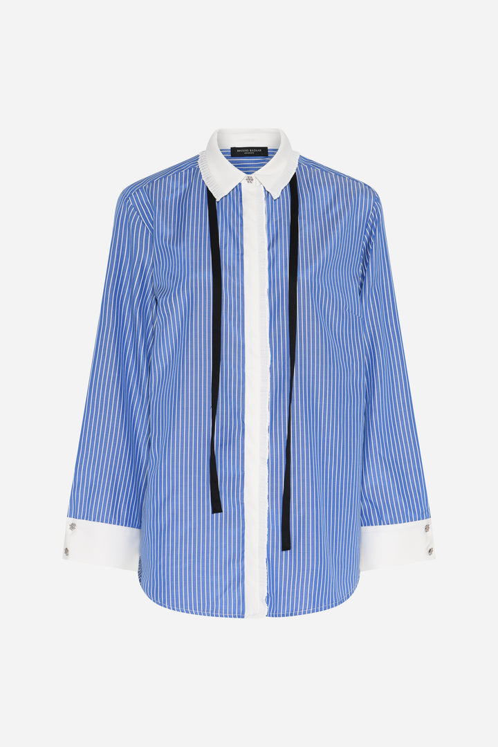 Bruuns Bazaar Women BorassusBBZiana shirt Shirts Dark blue Stripe