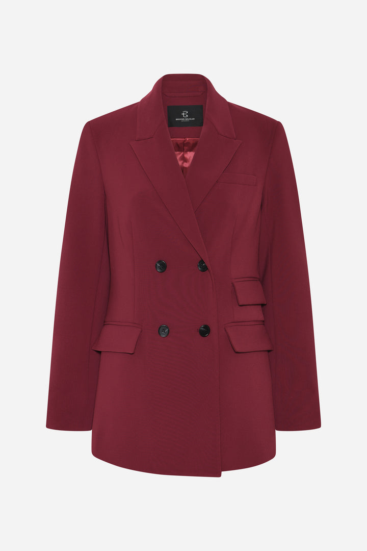 Bruuns Bazaar Women BrassicaBBLinda blazer Blazer Burgundy