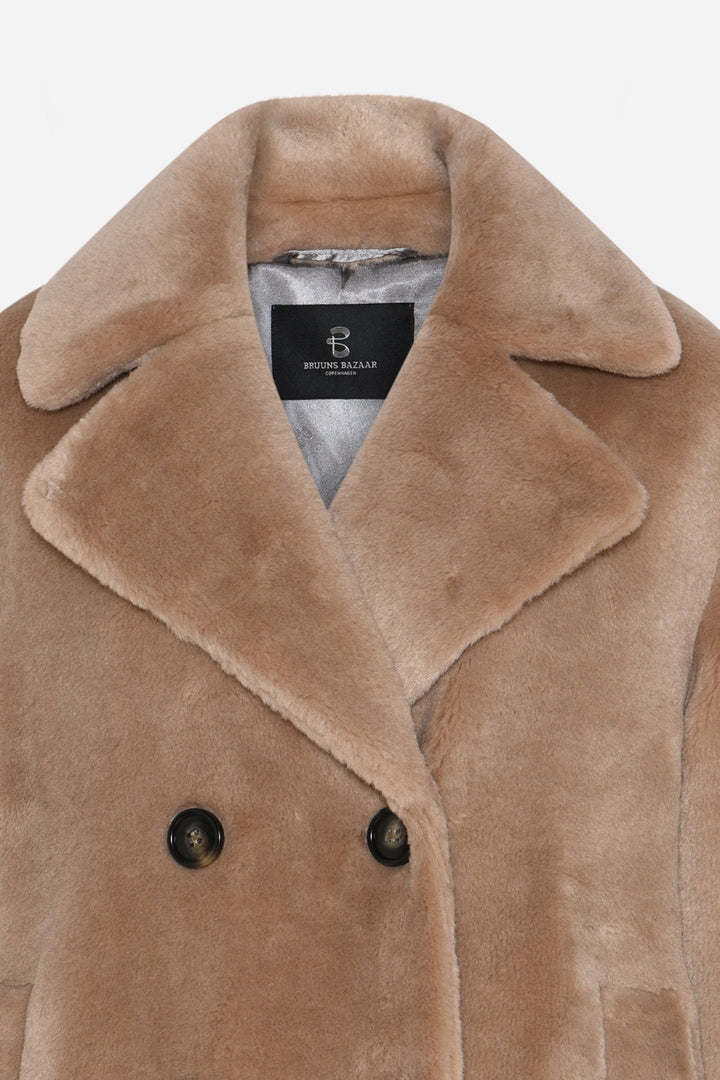 Bruuns Bazaar Women BrassioBBBinja coat Outerwear Beige