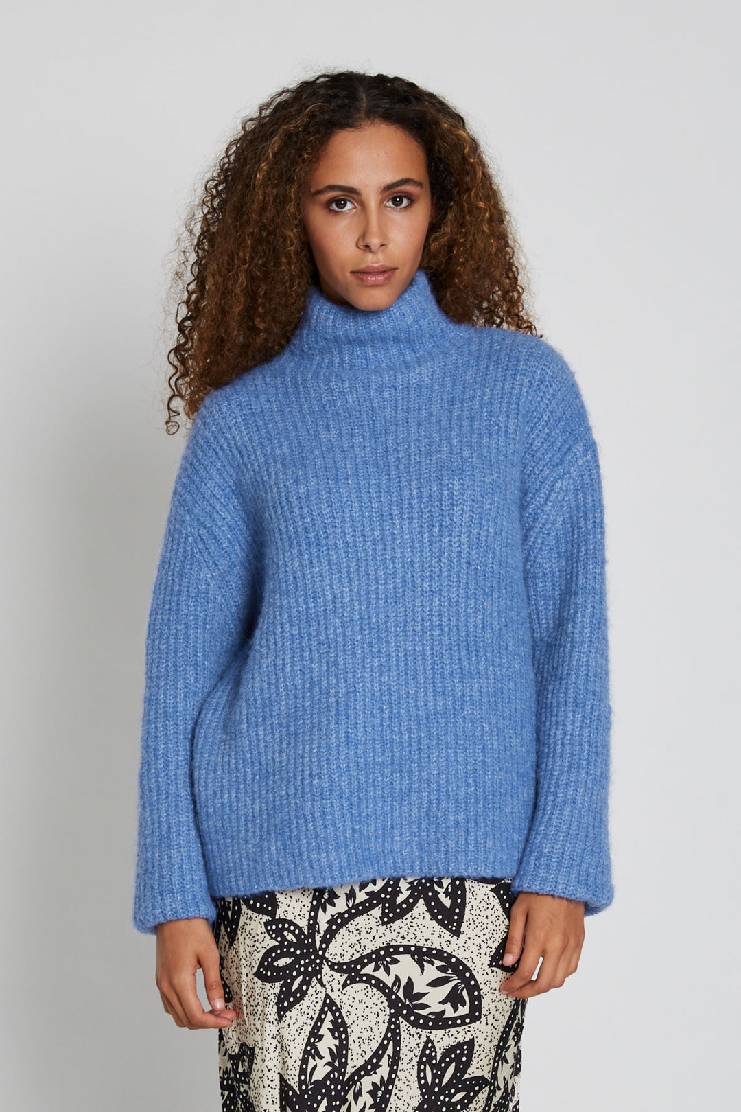 Bruuns Bazaar Women BuckeyeBBRika knit Knit Granada Sky