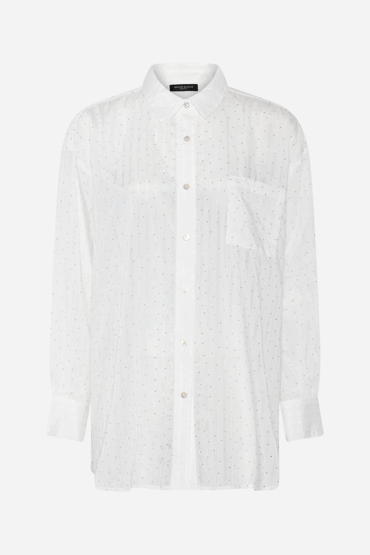 Bruuns Bazaar Women CalceoBBLowisa shirt Shirts White cream stripe