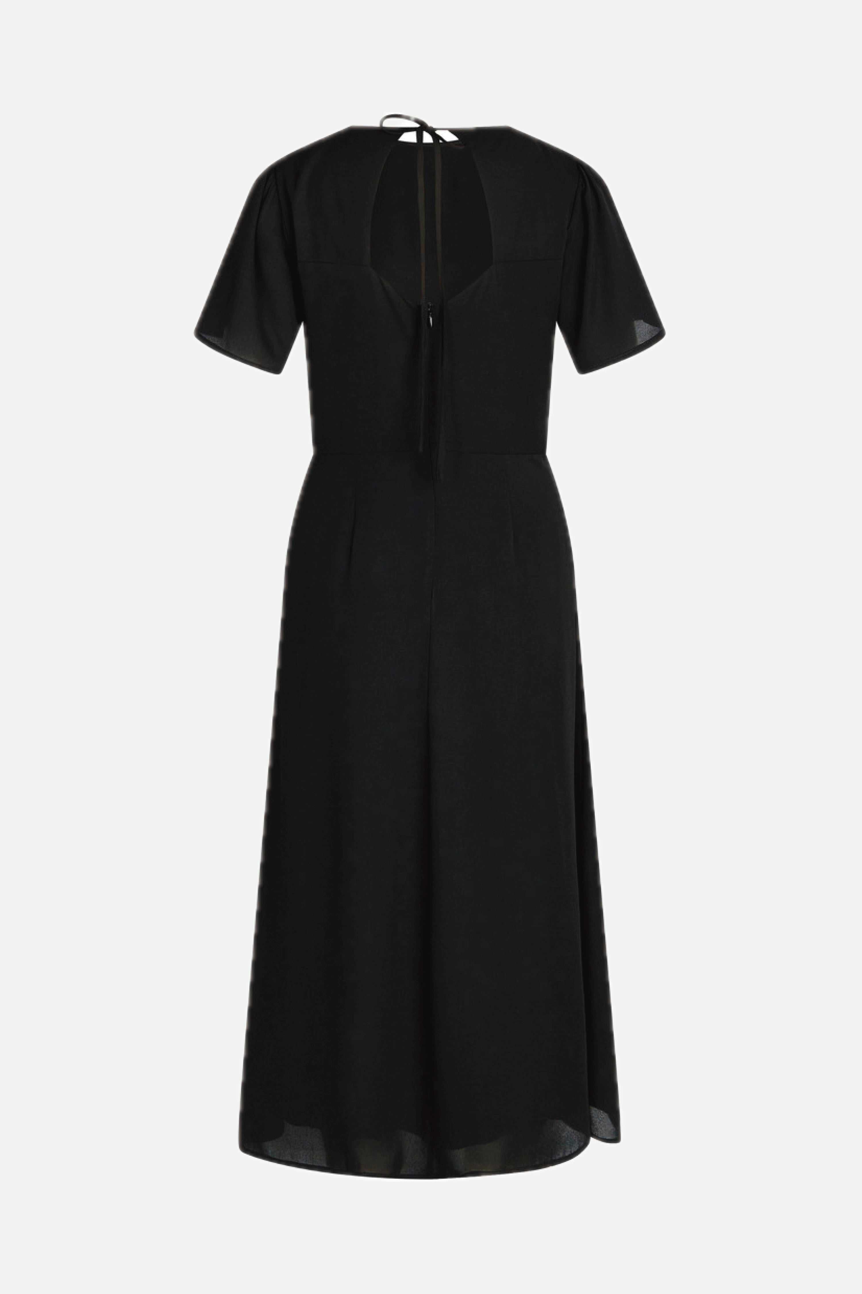 【韓国Attends アテンズ】Attends  dress (Black) Zapaka Women's Black Strapless Beading Ball Gown Formal