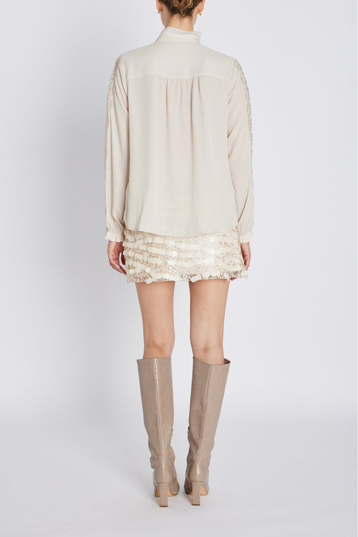 Bruuns Bazaar Women CamillaBBVenya shirt Shirts Silver Cloud
