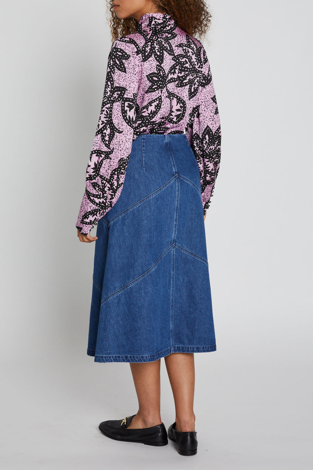 Bruuns Bazaar Women CanaBBEleen skirt Skirt Dark Blue denim