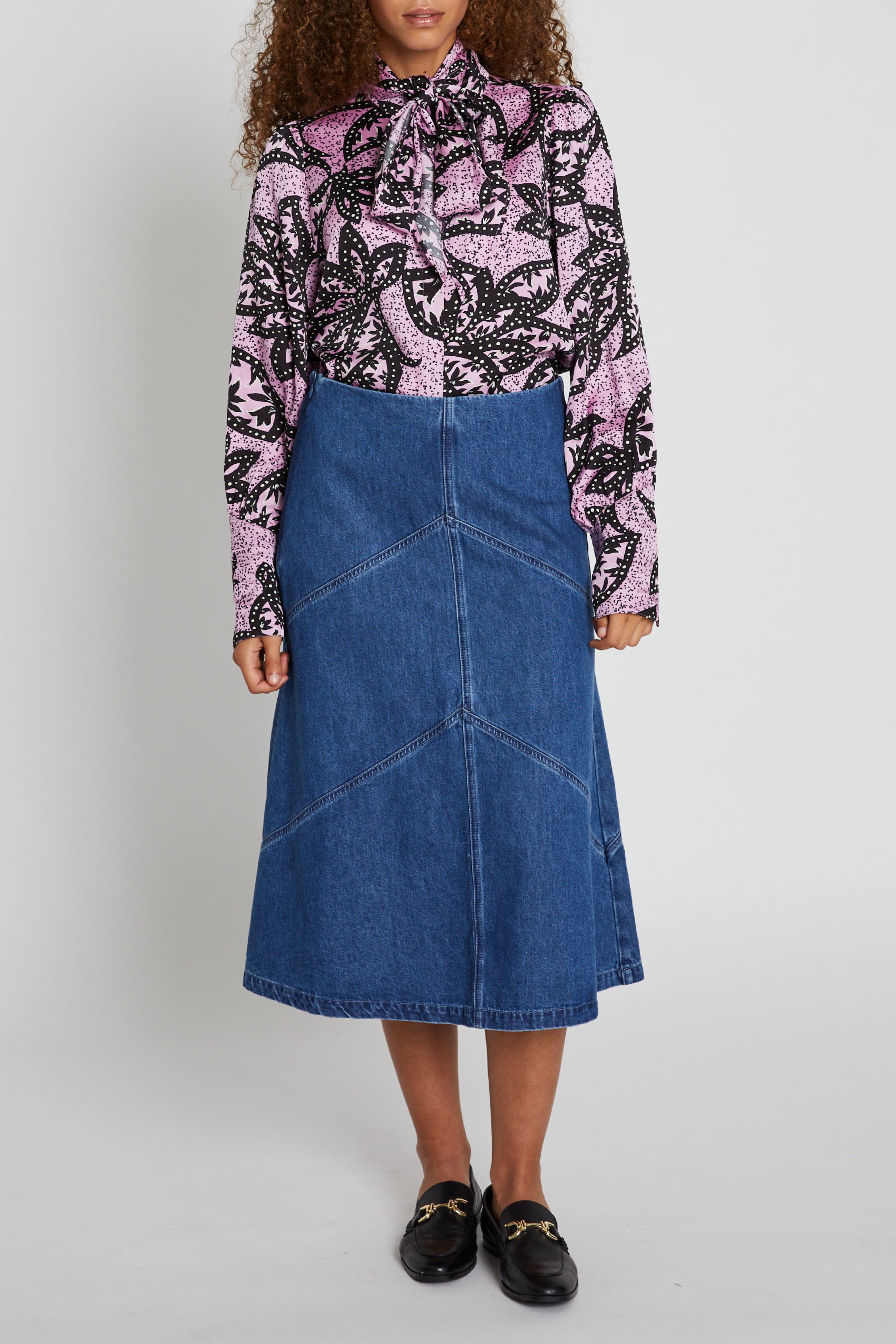 CanaBBEleen skirt - Dark Blue denim – BRUUNSBAZAAR.COM