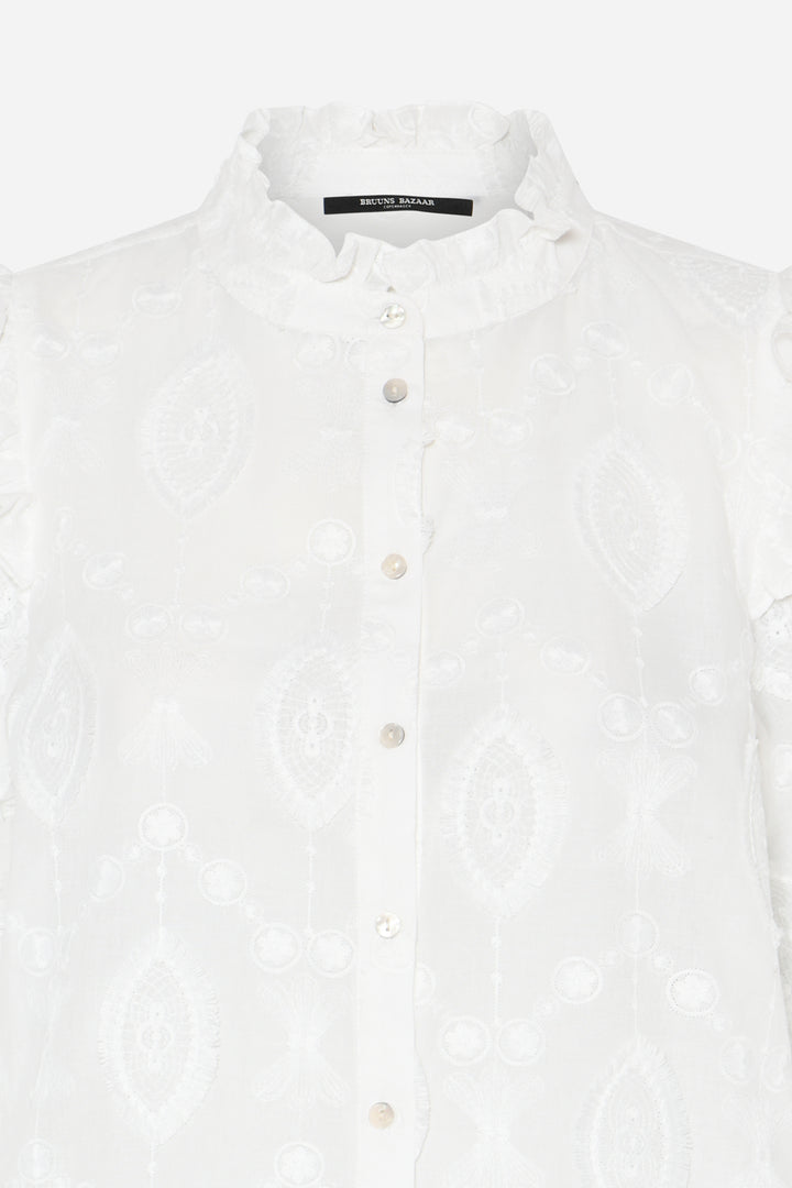 Bruuns Bazaar Women CanterburyBBCaro shirt Shirts White